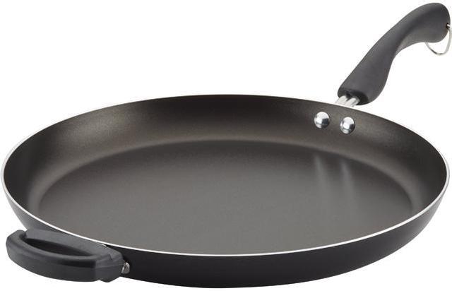 14-Inch Frying Pan Nonstick Cookware Aluminum with Helper Handle