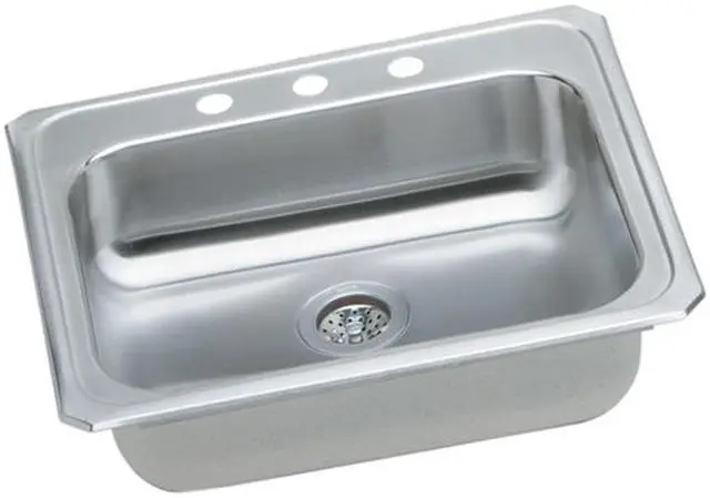 Main image of Elkay GECR2521L3 Gourmet Celebrity Sink, Stainless Steel