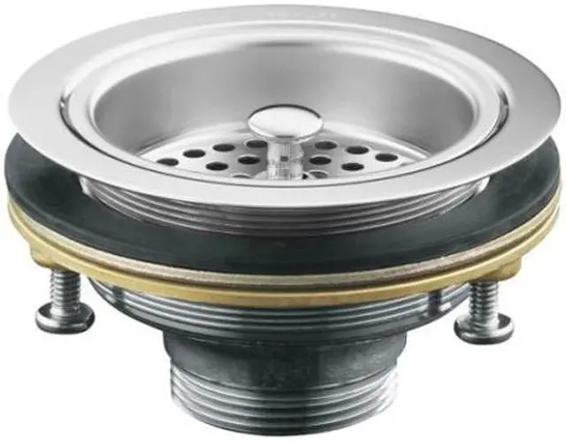 Main image of KOHLER K-8799-CP Duostrainer Sink Strainer, Less Tailpiece