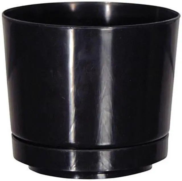 Main image of Dynamic Design 12" Black Hi-Gloss Finish Planters Full Depth