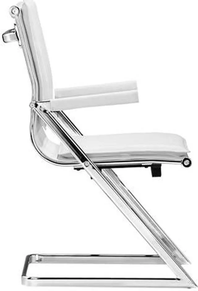 Alt view image 3 of 5 - Zuo Modern 215211 Lider Plus Conference Chair White