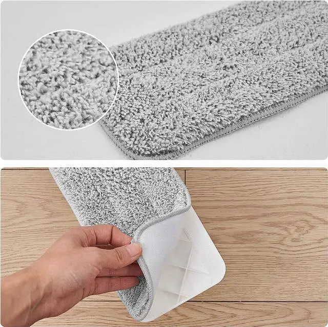 Alt view image 3 of 6 - True & Tidy 2pc Mop Pad Replacement Set for SPRAY-360 Clean Everywhere Spray Mop Kit