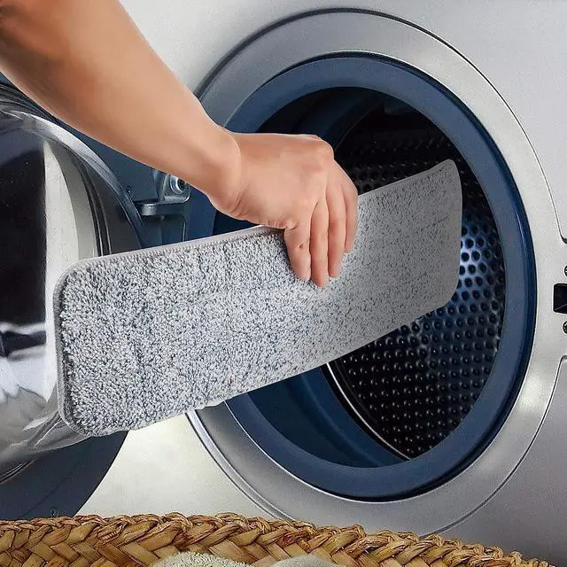 Alt view image 5 of 6 - True & Tidy 2pc Mop Pad Replacement Set for SPRAY-360 Clean Everywhere Spray Mop Kit