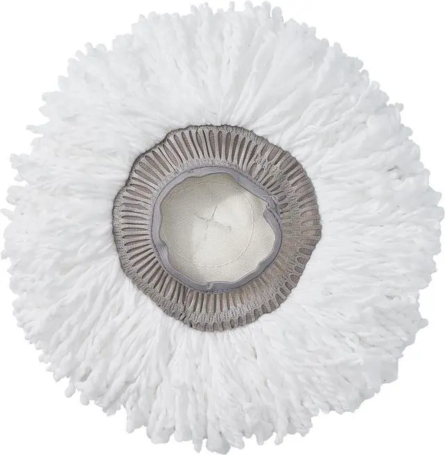 Alt view image 4 of 4 - True & Tidy 2pc Round Mop Pad Replacement Set for SPRAY-360 Clean Everywhere Spray Mop Kit