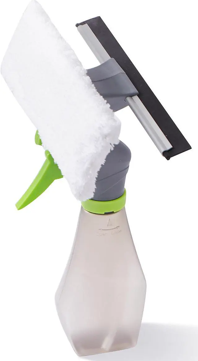 Alt view image 5 of 9 - True & Tidy Glass Cleaner Spray Bottle with Built-in Squeegee