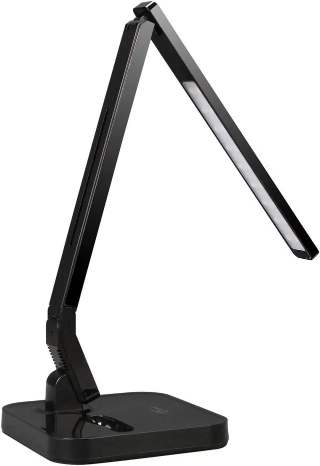 Alt view image 4 of 8 - Euri Lighting EL-04B Luxury LED Desk Lamp with Android Docking Station, Black