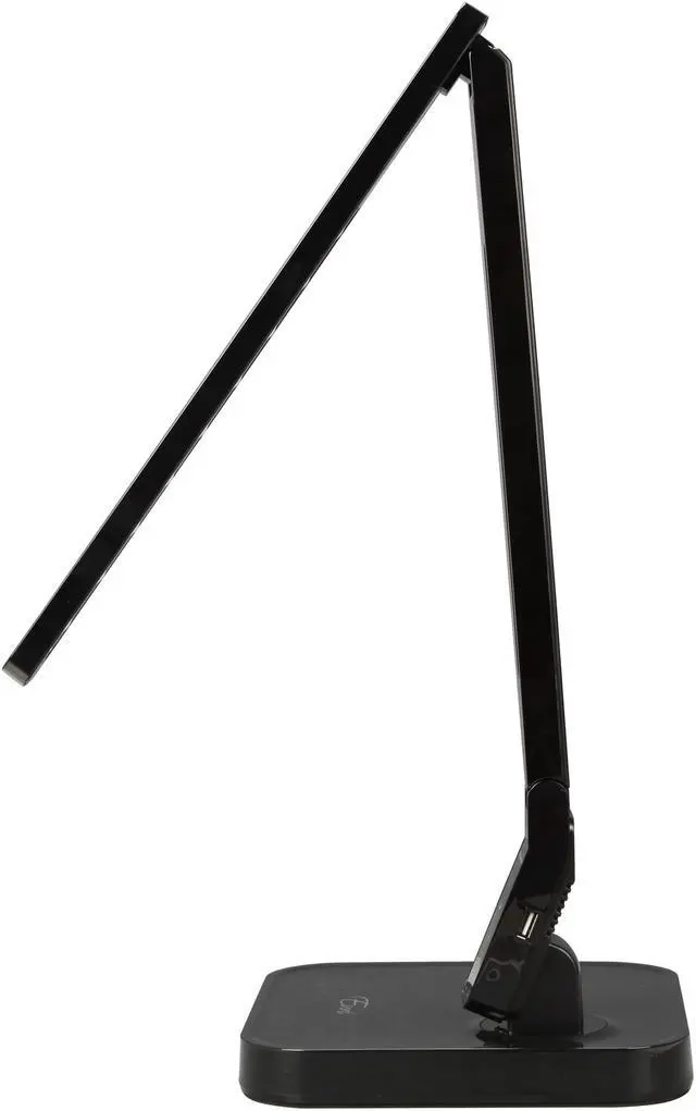Alt view image 5 of 8 - Euri Lighting EL-04B Luxury LED Desk Lamp with Android Docking Station, Black