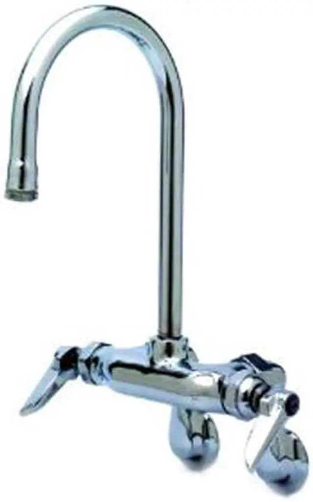Main image of Double Pantry Faucet, Wall Mount