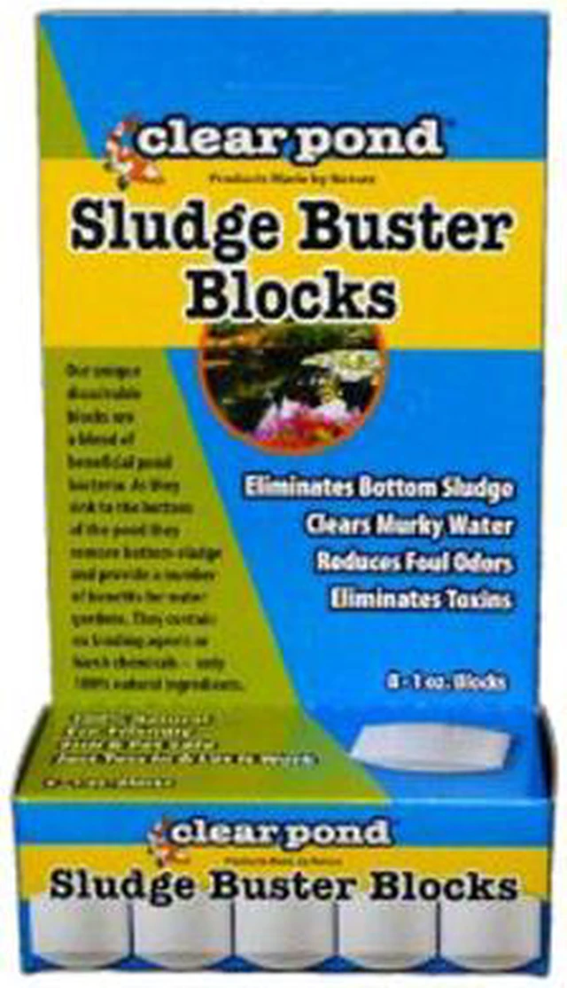 Sludge Block Clear Pond Sludge Buster Blocks - Newegg.com