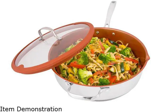 Alt view image 2 of 3 - NuWave 12-in. Stainless Steel Everyday Pan with Lid