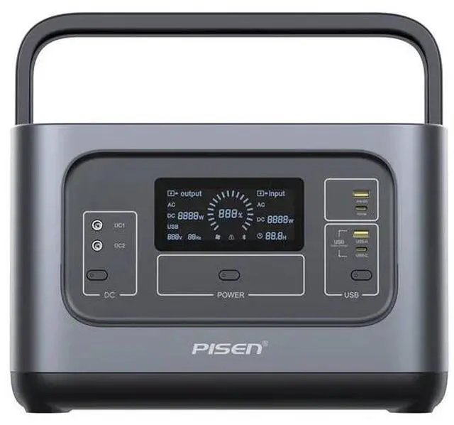 Main image of PISEN Portable Power Station 1000W, 1008Wh LiFePO4 Battery Backup with AC Outlets