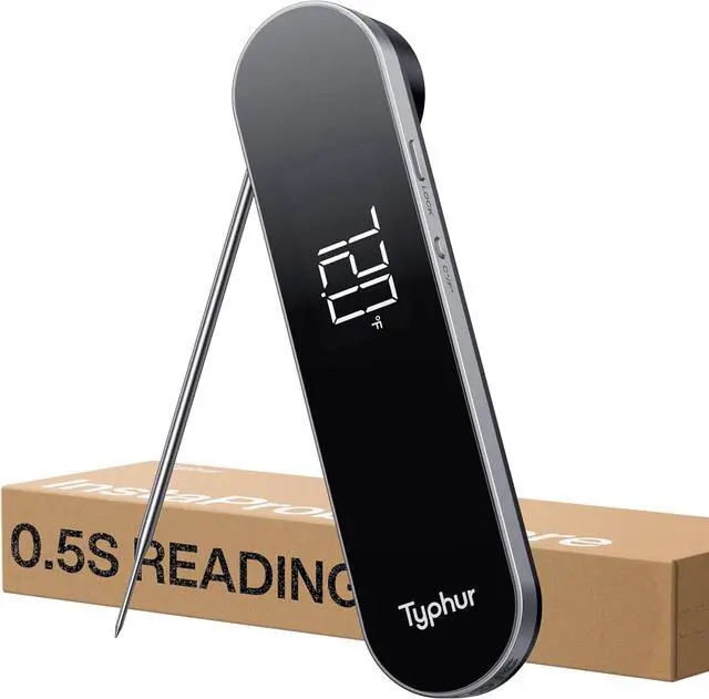 Main image of Typhur InstaProbe Core 0.5 Sec Instant Read Meat Thermometer Digital with Readable Display in Sunlight for Cooking, Professional Thermometer with IP67 Waterproof for Grill, BBQ, Cooking, Smoker