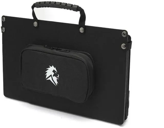 Alt view image 6 of 6 - Lion Energy - Lion 50W LW (Light Weight) 5V/9V/12V portable solar panel - lightweight (3.5 lbs) w/ build in USB-A and USB-C ports