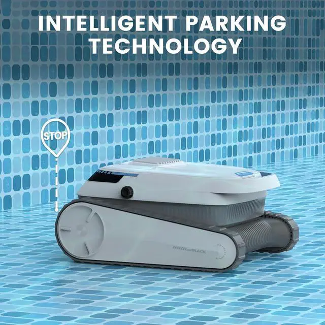 Alt view image 9 of 9 - AIRROBO PC10 Cordless Robotic Pool Cleaner, (Wall and Waterline Cleaning) 120min Runtime, Above Ground & Inground Pools up to 1829 Sq. Ft.