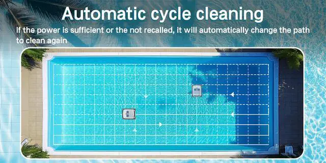 Alt view image 10 of 20 - AIRROBO All-In-1 Pool Cleaner + Surface Skimmer (Floor, Walls, Waterline and Surface Cleaning),150min Runtime