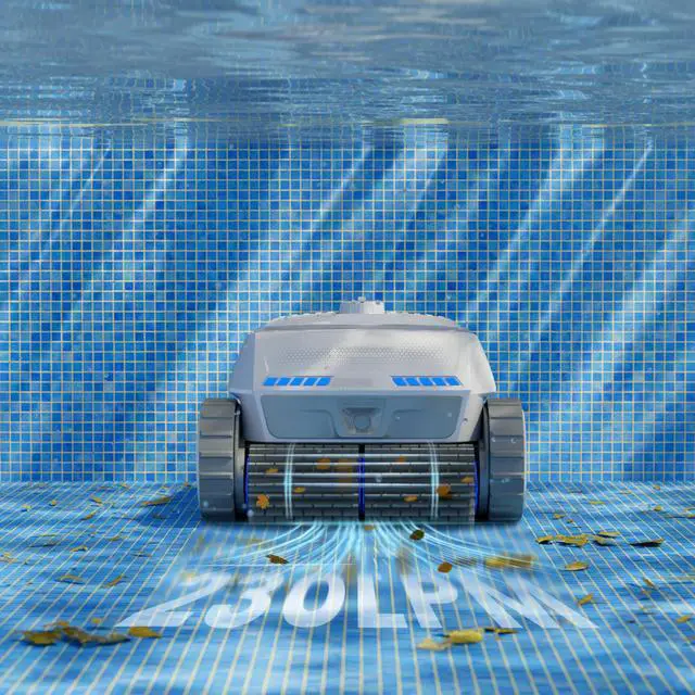 Alt view image 15 of 20 - AIRROBO All-In-1 Pool Cleaner + Surface Skimmer (Floor, Walls, Waterline and Surface Cleaning),150min Runtime