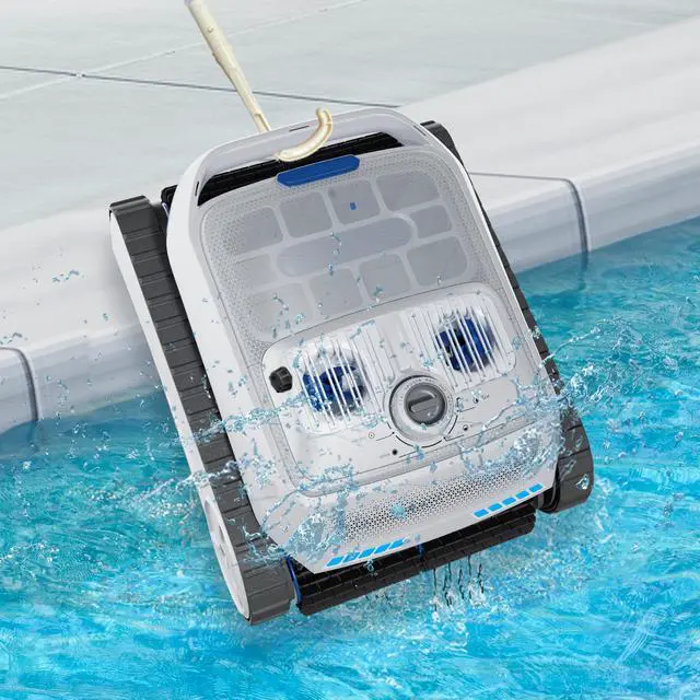 Alt view image 19 of 20 - AIRROBO All-In-1 Pool Cleaner + Surface Skimmer (Floor, Walls, Waterline and Surface Cleaning),150min Runtime