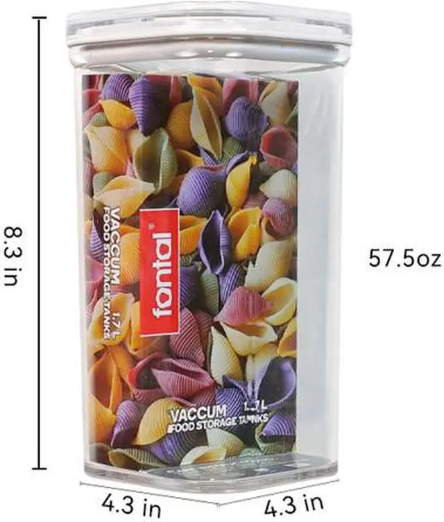 Alt view image 5 of 20 - FONTAL Electric Vacuum Sealer Machine with 4 Airtight Food Storage Container (0.5Qt / 1.2Qt / 1.8Qt / 2.4Qt) Meal Prep, Leakproof