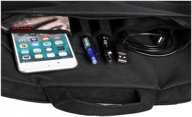 Alt view image 7 of 7 - V7 14.1" Slim Laptop Case  CTK14-BLK