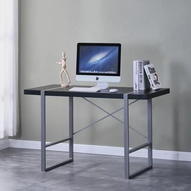 Alt view image 3 of 4 - Brassex Desk - Black (2195-BK)