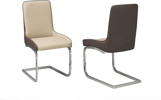 Main image of Brassex Donatello Dining Chair - Set of 2 - Brown (C-912)