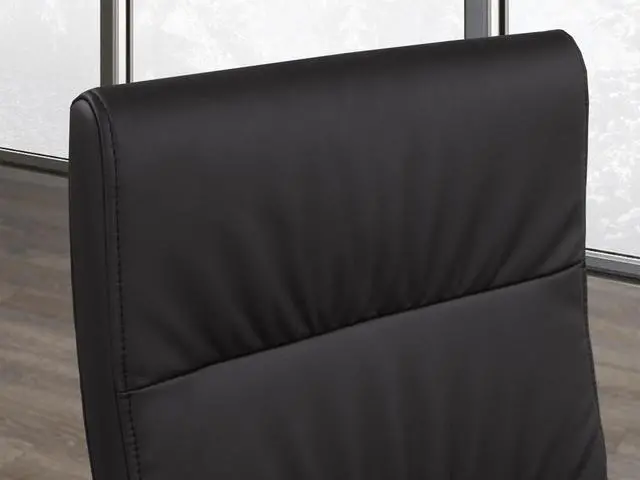 Alt view image 4 of 5 - Brassex Cierra Dining Chair - Set of 2 - Black/Gold (C-1175BK GOL)