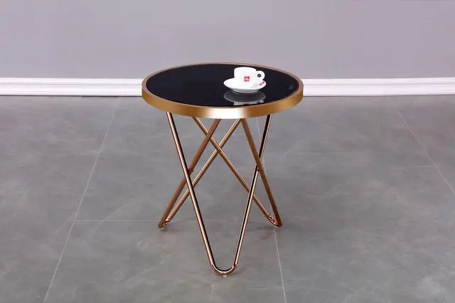 Alt view image 2 of 2 - Brassex Alexis Accent Table - Rose Gold (104-60)