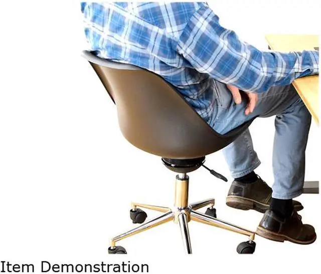 Alt view image 6 of 6 - Uncaged Ergonomics ATC-B Ergonomics Active Task Chair Black