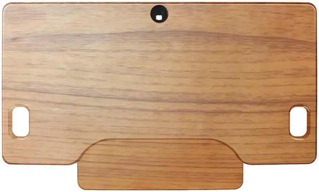 Alt view image 2 of 3 - Rocelco DADR-46-TK 46" Sit To Stand Adjustable Height Desk Riser w/ Extended Vertical Range (TEAK)