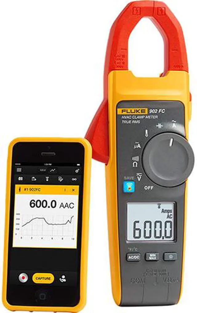Main image of Fluke Networks FLUKE-902 FC HVAC True-RMS Clamp Meter
