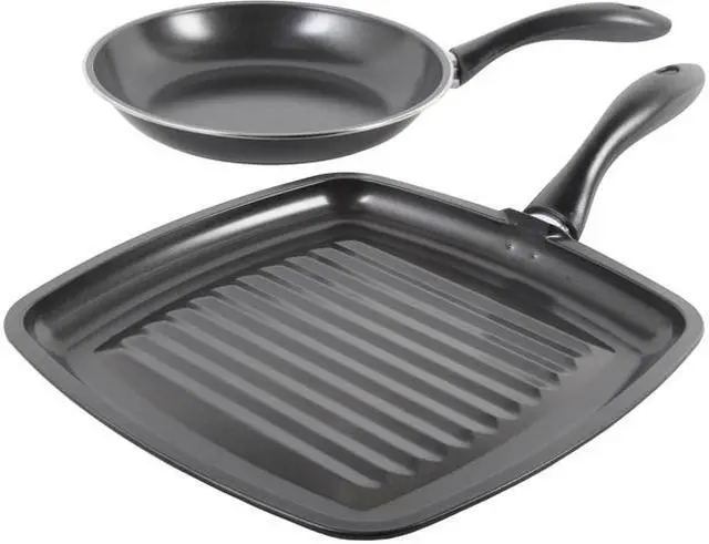 Main image of Gibson Home Westleton 2pc Cookware Set Black