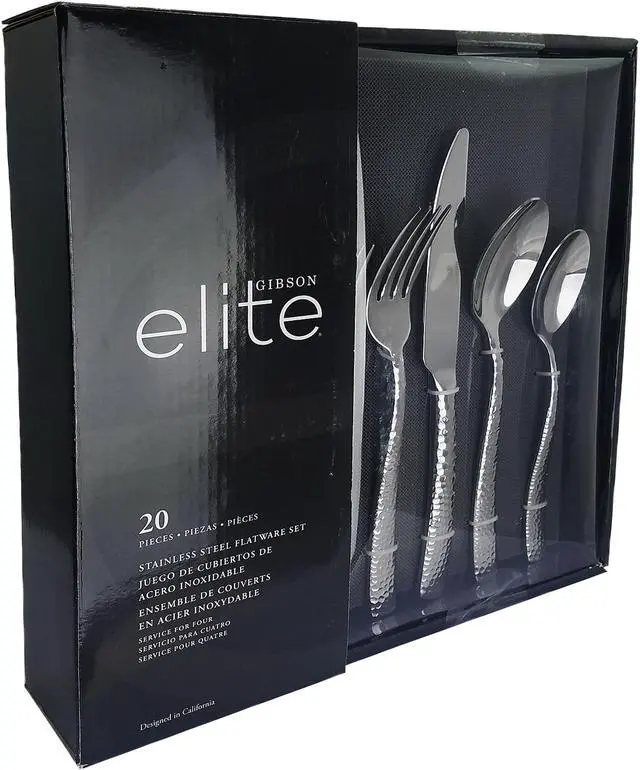 Main image of Gibson Overseas Ambassador Stainless Steel 20-Piece Flatware Set