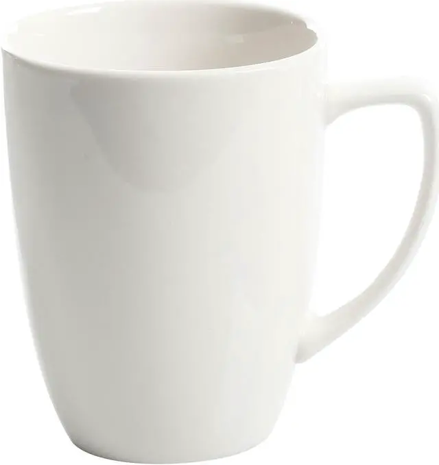 Alt view image 5 of 8 - Gibson Home Zen Buffetware 12 oz. Square Ceramic Mug Set in White, Set of 8