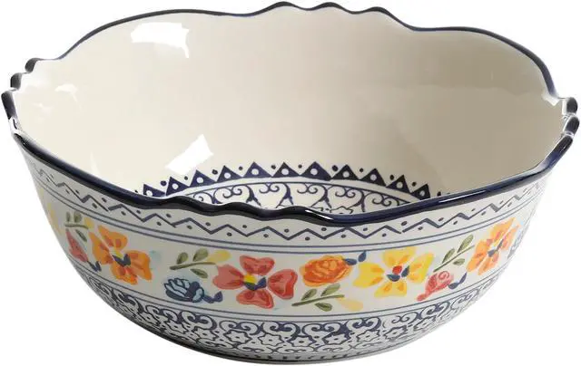 Alt view image 3 of 5 - Gibson Home Luxembourg 2 Piece Stoneware Bowl Set