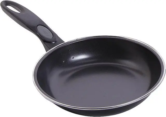Alt view image 3 of 6 - Gibson Home Aventura 3 Piece Carbon Steel Frying Pan Set in Black