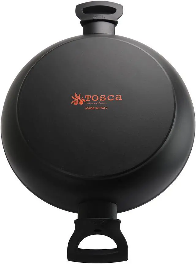 Alt view image 4 of 5 - Tosca Terra-Cotta 3 Quart Aluminum Braiser Pan