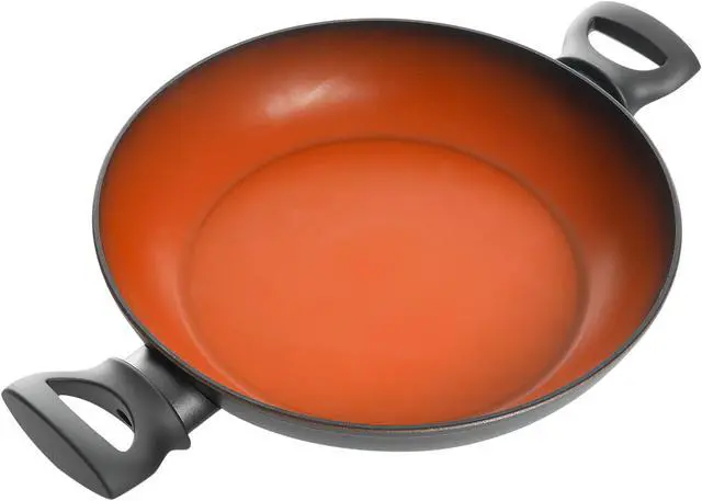 Alt view image 2 of 5 - Tosca Terra-Cotta 3 Quart Aluminum Braiser Pan