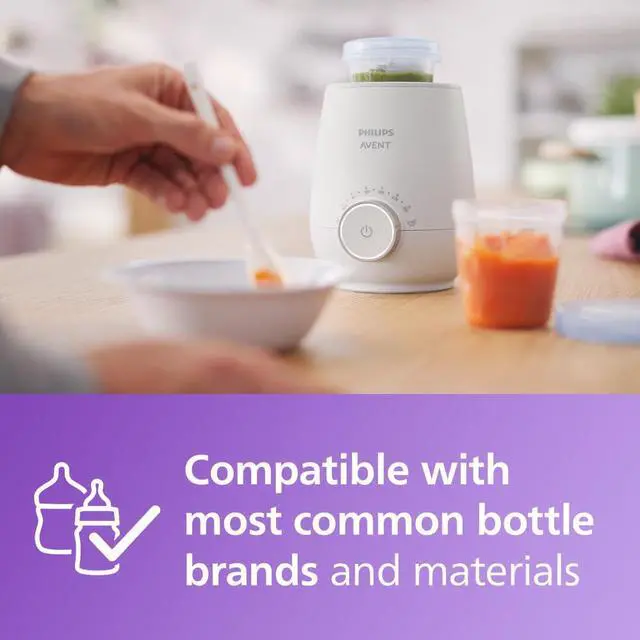 Alt view image 4 of 7 - Philips Avent Fast Baby Bottle Warmer with Smart Temperature Control and Automatic Shut-Off SCF358/00