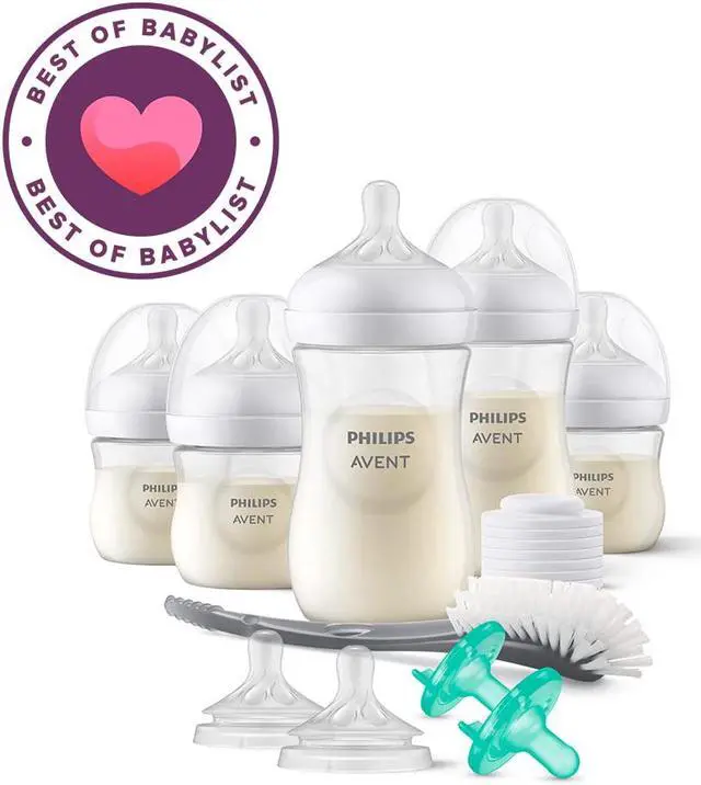 Alt view image 2 of 15 - Philips Avent Natural Baby Bottle Newborn Baby Gift Set, SCD838/02