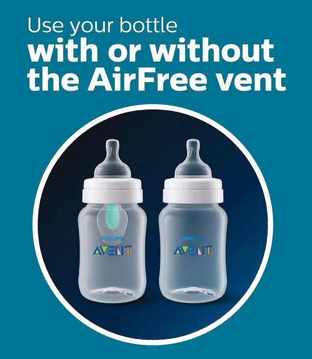 Alt view image 7 of 10 - Philips Avent Anti-colic Baby Bottles, 11oz, with Flow 3 Nipples, 3m+, 2pk, Clear, SCY106/02