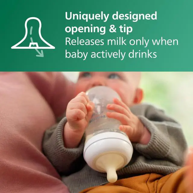 Alt view image 4 of 9 - Philips Avent Glass Natural Baby Bottle With Natural Response Nipple, 8oz, 4pk, SCY913/04