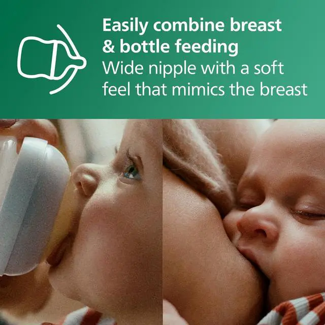 Alt view image 6 of 9 - Philips Avent Glass Natural Baby Bottle With Natural Response Nipple, 8oz, 4pk, SCY913/04