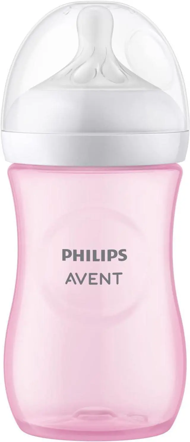 Alt view image 13 of 17 - Philips Avent Natural Baby Bottle With Natural Response Nipple, Pink, 9oz, 3pk, SCY903/13
