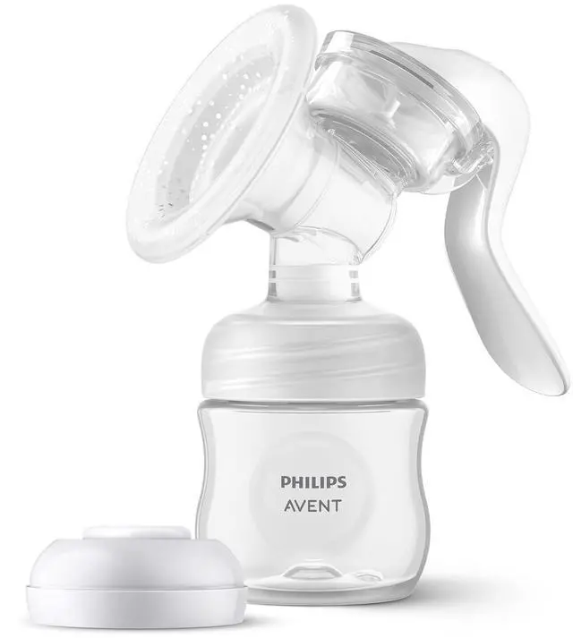 Main image of Philips Avent Manual Breast Pump - Easy Pumping with Natural Motion Technology - Transparent, SCF430/03