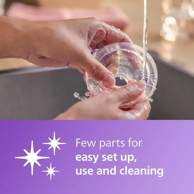 Alt view image 5 of 5 - Philips Avent Manual Breast Pump - Easy Pumping with Natural Motion Technology - Transparent, SCF430/03