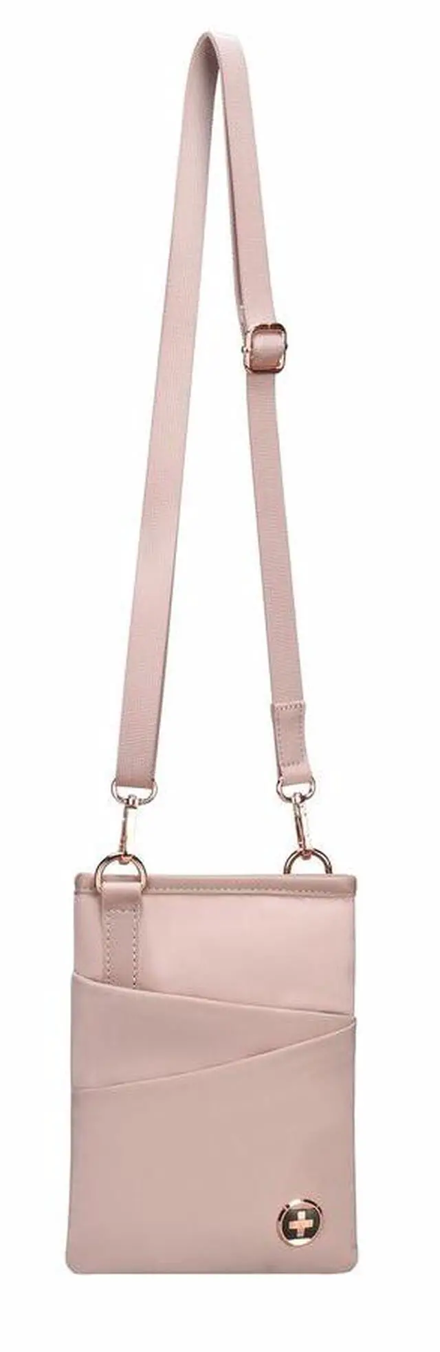 Alt view image 2 of 7 - Swissdigital KATY ROSE NG Lotus Sling Bag - RFID Protection Pocket - Eco-Friendly Fabric - SD2539-82