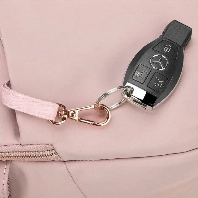 Alt view image 3 of 5 - Swissdigital KATY ROSE NG Lotus M Backpack - Stylish, Eco-Friendly Bag with Patented USB Charging Port - RFID Protection Pocket - Padded Tablet Compartment (Fits up to 9.75" Tablet) SD1646-82