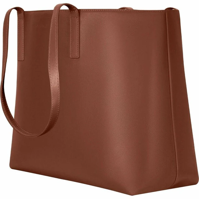 Alt view image 3 of 5 - Champs Onyx Carrying Case (Tote) for 11" to 15.6" Notebook - Brown - RFID Resistant - Top Grain Cowhide Leather Body - Champs signature patterned - Carrying Strap - OB-414-BROWN