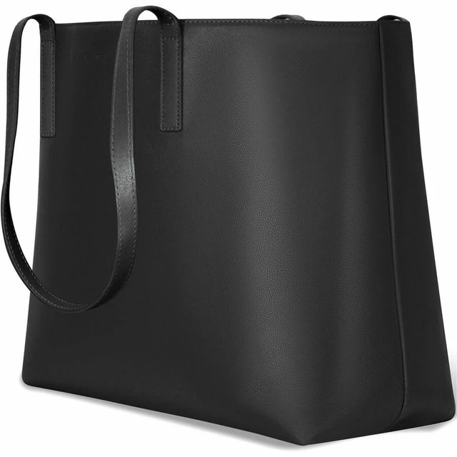 Alt view image 3 of 5 - Champs Onyx Carrying Case (Tote) for 11" to 15.6" Notebook - Black - RFID Resistant - Top Grain Cowhide Leather Body - Champs signature patterned - Carrying Strap - OB-414-BLACK