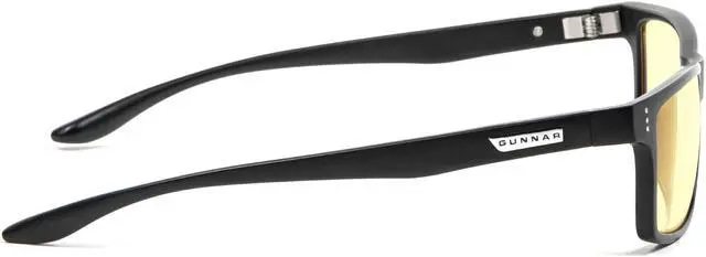 Alt view image 3 of 5 - GUNNAR CRUZ Youth Glasses Onyx Frame (Amber Lens) Tint 65% Blue Light & 100% UV Protection, CRU-00101